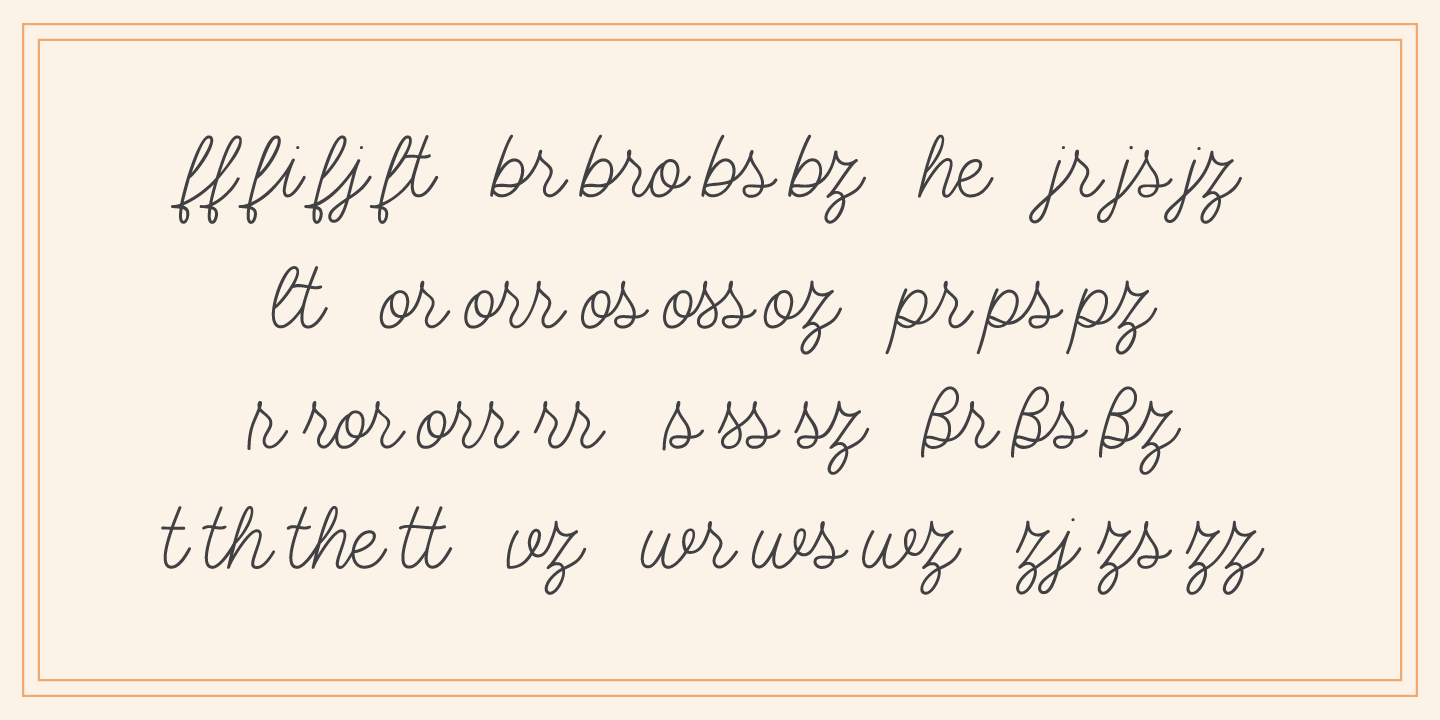 Beispiel einer Honeydew Regular-Schriftart